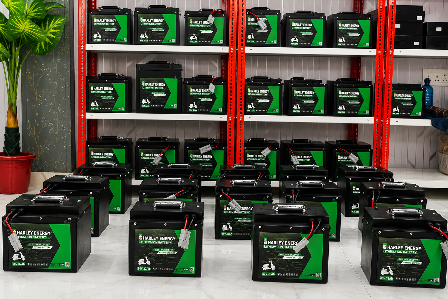 Eharley 60v 50ah lithium ion battery