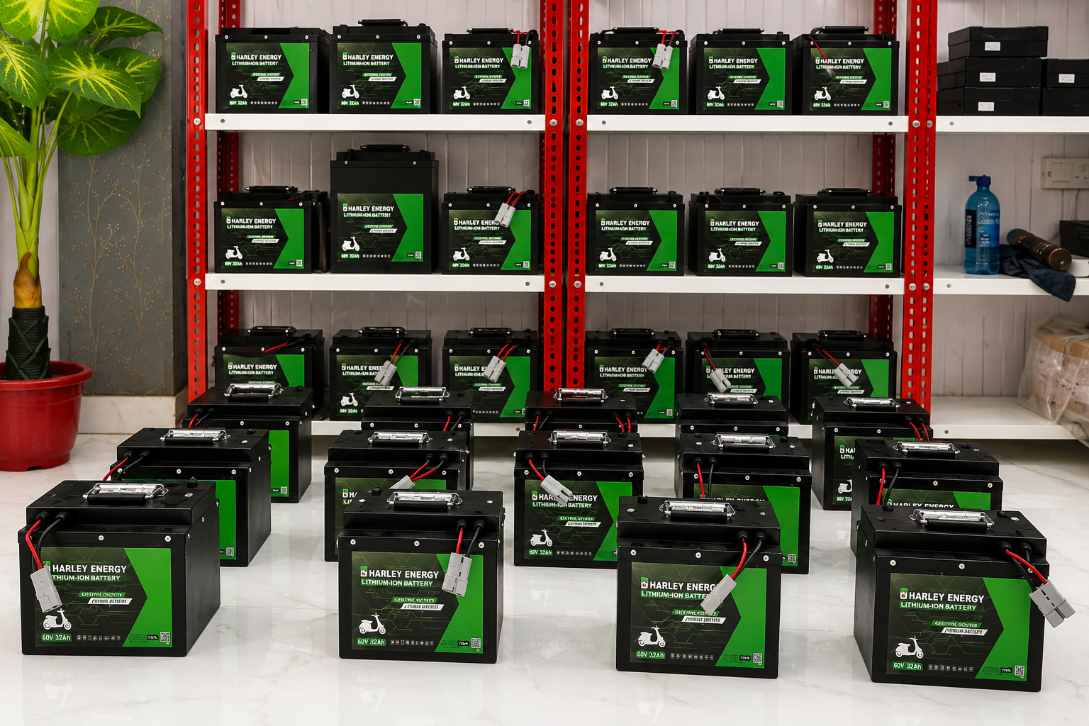 Eharley 60v 40ah lithium ion battery
