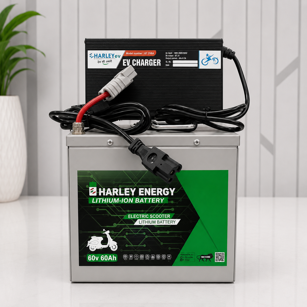 Eharley 60V 60Ah Lithium-ion Battery