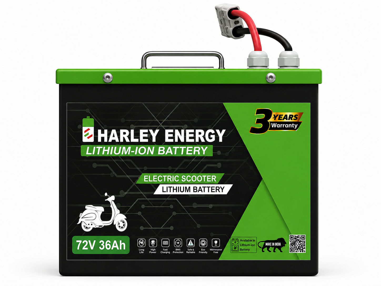 E-harley 60v 40ah lithium ion battery
